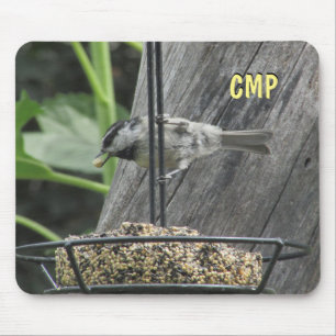 Sunflower suet Chickadee Eating Muismat