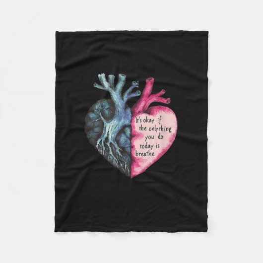 Sunflower Suicide Awareness  Fleece Deken (Voorkant)