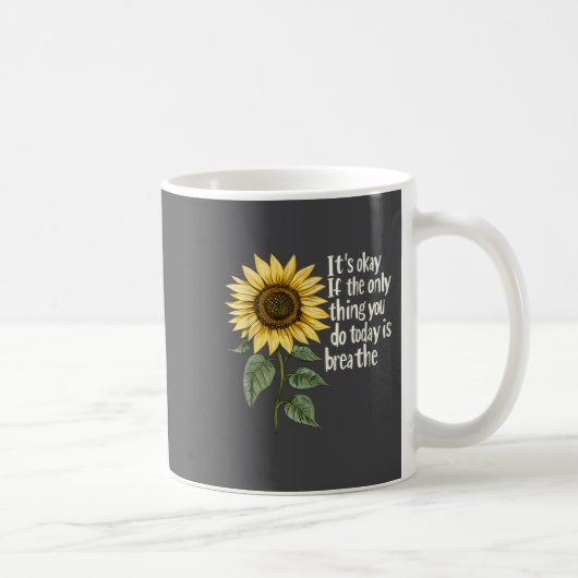 Sunflower Suicide Awareness  Koffiemok (Rechts)