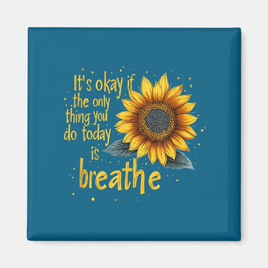 Sunflower Suicide Awareness  Magneet (Voorkant)