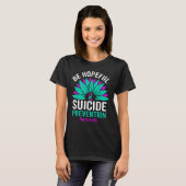 Sunflower Suicide Prevention Awareness Ribbon Ment T-shirt (Voorkant volledig)