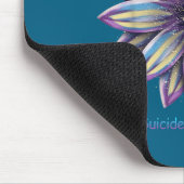 Sunflower Suicide Prevention Awareness Week Teal P Muismat (Hoek)