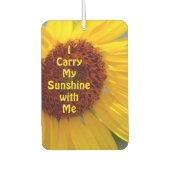 Sunflower Sunshine Bold Bright auto Luchtverfrisser (Voorkant)
