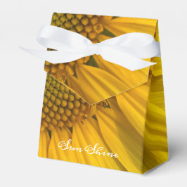 SUNFLOWER SUNSHINE FOTO FAVOR BOX BEDANKDOOSJES
