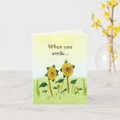 Sunflower Sunshine Kaart (Gele Bloem)