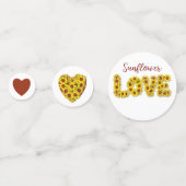 Sunflower Table Confetti (Devant)