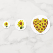 Sunflower Table Confetti (Derrière)