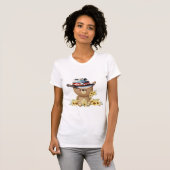Sunflower Teddy Bear T-shirt (Voorkant volledig)