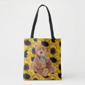 Sunflower Teddy BearTote Draagtas (Voorkant)