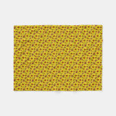 Sunflower Throw Blanket Fleece Deken (Voorkant (Horizontaal))