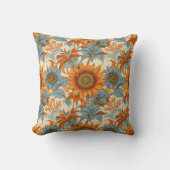 Sunflower Throw Pillow Kussen (Voorkant)