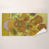 Sunflower, Vincent van Gogh, 1889 (Serviette de bain)