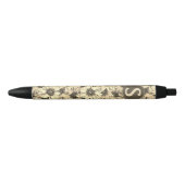 Sunflower Vintage Charm Sepia Tone Pen (Voorkant)