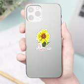 Sunflower Vinyl Sticker (Téléphone)