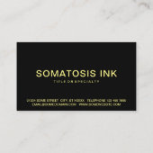 SUNFLOWER VISITEKAARTJE (Achterkant)