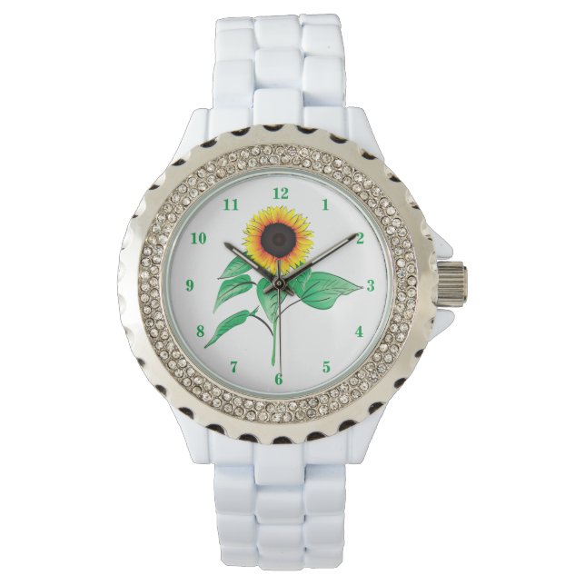 Sunflower Watch Modern Horloge (Voorkant)