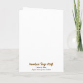 Sunflower watercolor customizable greeting card kaart (Achterkant)