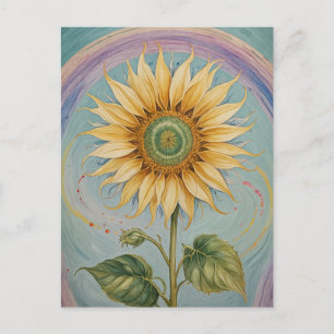 Sunflower Whimsy Briefkaart