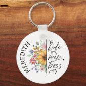 Sunflower Wife Ma Boss Sleutelhanger (Voorkant)