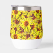 Sunflower Wine Tumbler (Rechts)