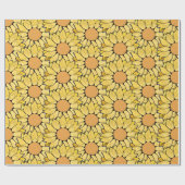 Sunflower Wrapping Paper Cadeaupapier (Vlak)