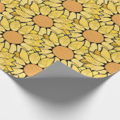 Sunflower Wrapping Paper Cadeaupapier (Hoek)