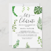 Sunflower Wreath Summer Party Kaart (Voorkant)