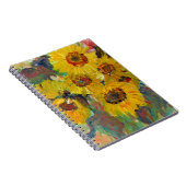 sunflower writing pad notitieboek (Rechterzijde)