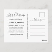 Sunflowers 3 PHOTO Graduation Party Invitation (Dos)