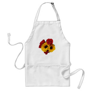 Sunflowers and Roses Bouquet Standaard Schort