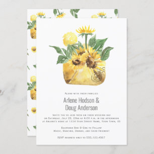 Sunflowers Backyard Casual Wedding Bar-B-QUE   Kaart