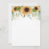 Sunflowers Birthday Invitation (Dos)