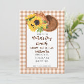 Sunflowers & Cowboy Casquette Invitations de la fê (Debout devant)