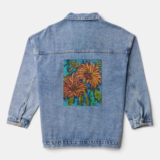 Sunflowers Denim Jacket (Verso)