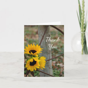 Sunflowers et Wagon Wheel Bridesmaid Merci
