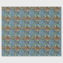 Sunflowers Forever - Kinder kunst voor CHOC Cadeaupapier