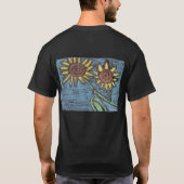 Sunflowers Forever - Kinder kunst voor CHOC T-shirt (Achterkant)