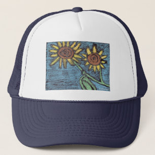 Sunflowers Forever - Kinder kunst voor CHOC Trucker Pet
