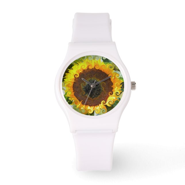 SUNFLOWERS HORLOGE (Voorkant)