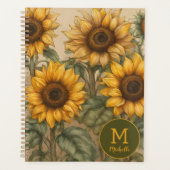 Sunflowers in Bloom  Planner (Voorkant)