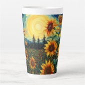 Sunflowers Latte Mok (Voorkant)