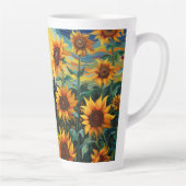 Sunflowers Latte Mok (Rechts)