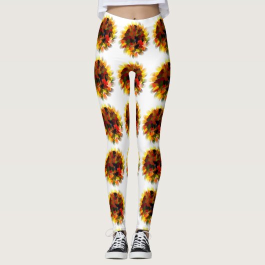SUNFLOWERS LEGGINGS (Voorkant)