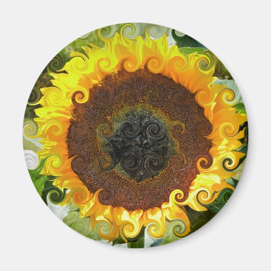 SUNFLOWERS MAGNEET (Voorkant)