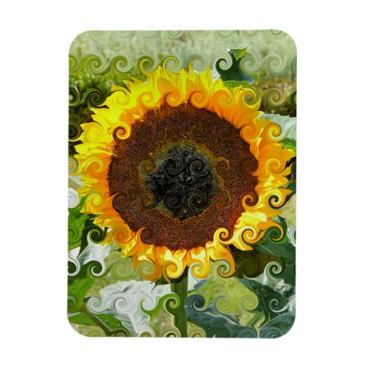 SUNFLOWERS MAGNEET (Verticaal)