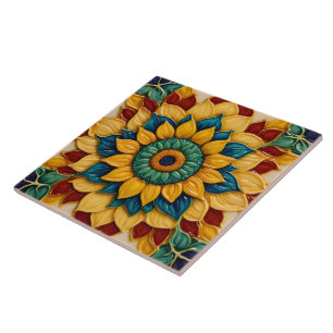 Sunflowers Modern Beautiful Collection Tegeltje