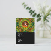 SUNFLOWERS MONOGRAM VISITEKAARTJE (Staand voorkant)