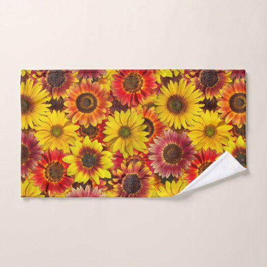 Sunflowers Motif sans couture (Serviette à main)