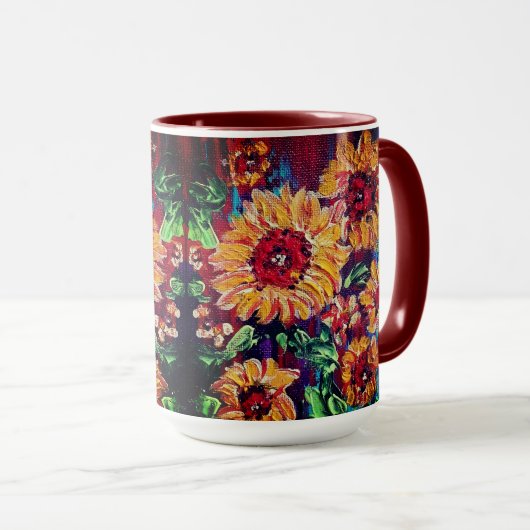Sunflowers Mug Mok (Voorkant rechts)