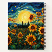 Sunflowers Notitieboek (Achterkant)